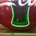 Original Coca-Cola 48" Button Porcelain Neon Sign